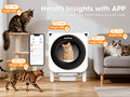 Automatic Litter Box,Safety Sensor,App Control,65L Large Capacity