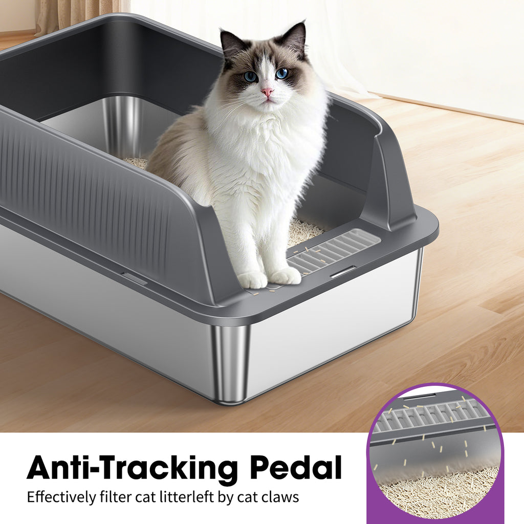 Stainless Steel Litter Box F