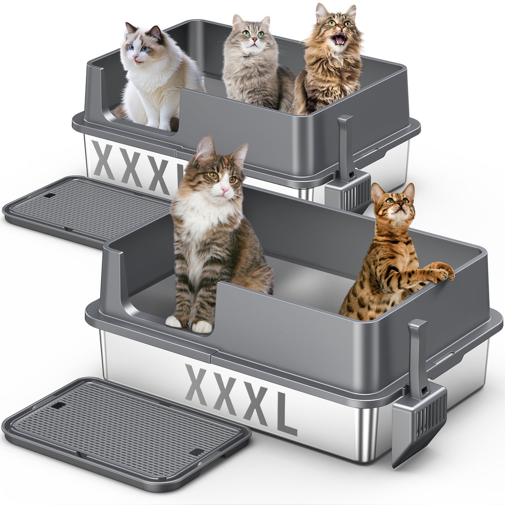 Stainless Steel Litter Box G2