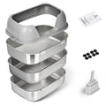Open Stainless Steel Cat Litter Box with Sifting Screen