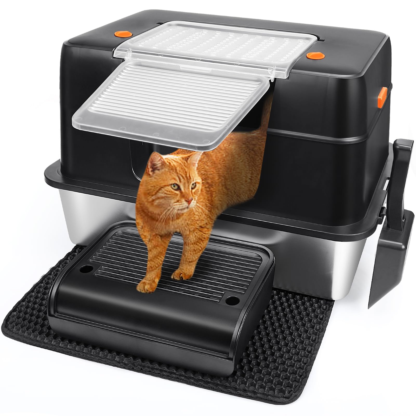 Closed Top Cat Litter Box Q