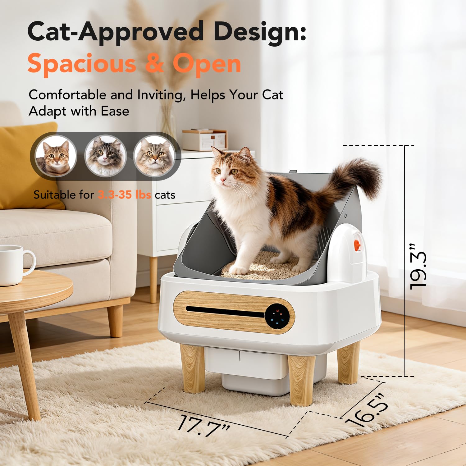 Smart Self-Cleaning Cat Litter Box (Automatic, Electric)