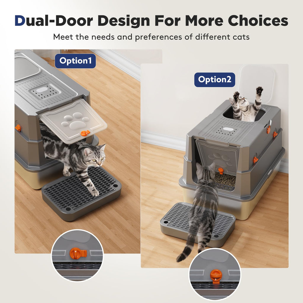 Closed Top Cat Litter Box Q7