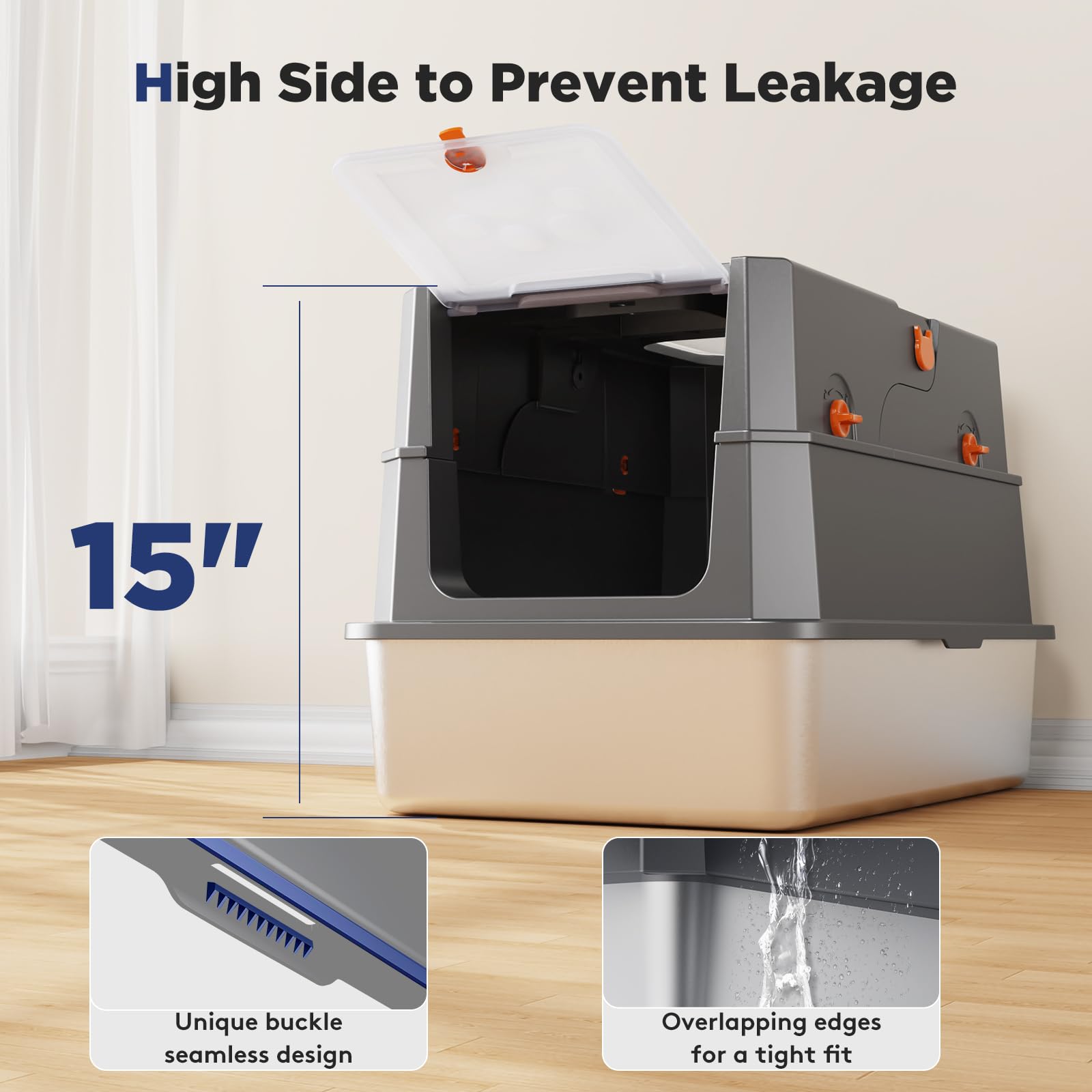 Closed Top Cat Litter Box Q7